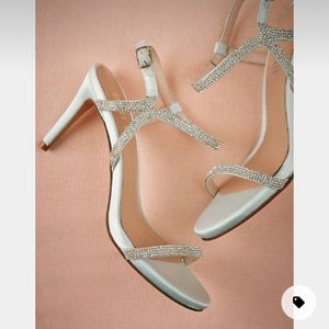 NWT BHLDN Mint Crystal Heels